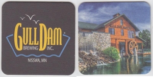 beer coaster from Hackamore Brewing Company ( MN-GULD-2 )