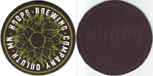 beer coaster from Hop & Barrel Brewing Co. ( MN-HOOP-2 )