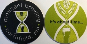 beer coaster from Imperial Brewing Co. ( MN-IMMI-2 )