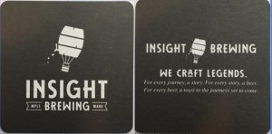 beer coaster from Intuition Brewing ( MN-INSI-6 )