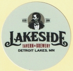 beer coaster from Lakeville Brewing Company ( MN-LAKS-1 )