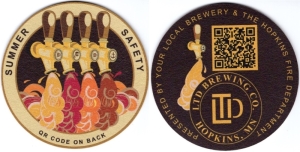 beer coaster from Luce Line Brewing Company ( MN-LTD-8 )