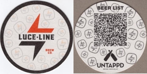 beer coaster from Lucid Brewing ( MN-LUCL-2 )