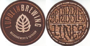 beer coaster from Lynlake Brewery ( MN-LUPU-12 )