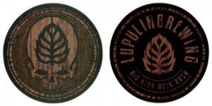 beer coaster from Lynlake Brewery ( MN-LUPU-5 )