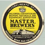 beer coaster from Melrose Brewing Co. ( MN-MBAA-1937 )