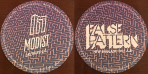 beer coaster from Montgomery Brewing ( MN-MODI-12 )