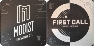 beer coaster from Montgomery Brewing ( MN-MODI-4 )