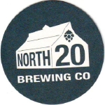 beer coaster from North Gate Brewing ( MN-NORH-1 )