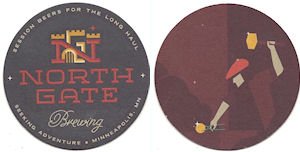 beer coaster from North Loop Brew Co. ( MN-NTGT-1 )