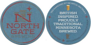 beer coaster from North Loop Brew Co. ( MN-NTGT-5 )