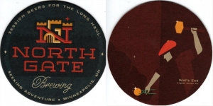 beer coaster from North Loop Brew Co. ( MN-NTGT-6 )