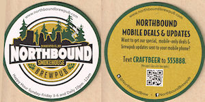 beer coaster from Northern Plains Brewing Co ( MN-NTHB-2 )