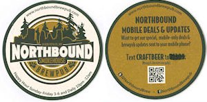 beer coaster from Northern Plains Brewing Co ( MN-NTHB-2A )