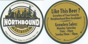 beer coaster from Northern Plains Brewing Co ( MN-NTHB-3 )