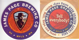 beer coaster from Jordan Brewing Association ( MN-PAGE-11 )