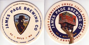 beer coaster from Jordan Brewing Association ( MN-PAGE-7 )