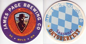 beer coaster from Jordan Brewing Association ( MN-PAGE-8 )