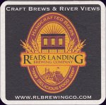 beer coaster from Red Wing Brewery ( MN-READ-1 )