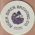 beer coaster from Rivers & Rails Brewing Co. ( MN-RIVR-1 )