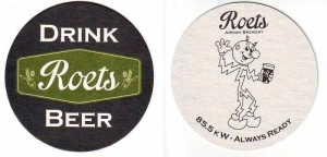 beer coaster from Roma Restaurant & Brewery ( MN-ROET-2 )