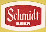 beer coaster from Schmucker, Joseph Brewing Co. ( MN-SCH-61 )