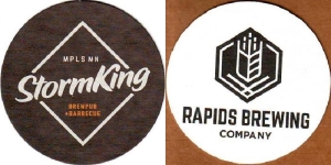 beer coaster from Stroh Brewing Co. ( MN-STOR-1 )