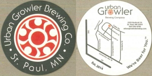 beer coaster from Urban Moose Brewing (Urban Lodge Brewery & Restaurant) ( MN-URBN-4 )