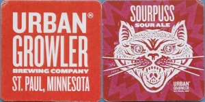 beer coaster from Urban Moose Brewing (Urban Lodge Brewery & Restaurant) ( MN-URBN-7 )