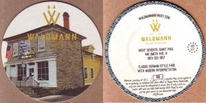 beer coaster from Wandering Leaf Brewing Company ( MN-WALD-1 )