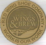 beer coaster from Wooden Hill Brewing Co. ( MN-WING-1 )