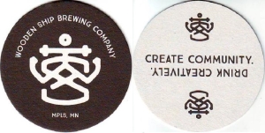 beer coaster from Yoerg Brewing Co. ( MN-WOOE-1 )