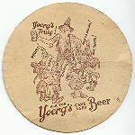 beer coaster from Yoerg Brewing Co. ( MN-YOE-3 )