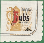 beer napkin from Pfeiffer Brewing Co. ( MN-BUB-NAP-1 )