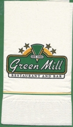 beer napkin from Gull Dam Brewing Co. ( MN-GREE-NAP-3 )