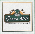 beer napkin from Gull Dam Brewing Co. ( MN-GREE-NAP-4 )