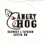 beer sticker from Angry Inch Brewing ( MN-ANGY-STI-1 )