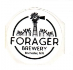 beer sticker from Forbidden Barrel Brewing Company ( MN-FORG-STI-2 )