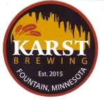 beer sticker from Kiewel  Brewing Co. ( MN-KARS-STI-1 )