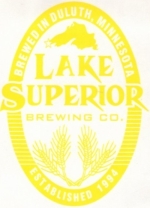 beer sticker from Lakemaid Beer ( MN-LAKE-STI-2 )