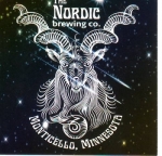 beer sticker from North 20 Brewing Company ( MN-NORD-STI-1 )