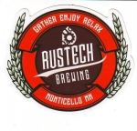 beer sticker from Saint Paul Brewing ( MN-RUST-STI-1 )