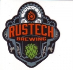 beer sticker from Saint Paul Brewing ( MN-RUST-STI-2 )