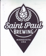 beer sticker from Saloon Brewing Co ( MN-SAIN-STI-1 )