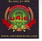 beer sticker from Ullsperger Brewing ( MN-U4IC-STI-4 )