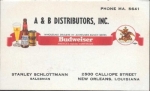 beer business card and similar from Anthony & Kuhn Brewing Co. ( MO-AB-BIZ-10 )