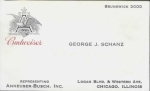 beer business card and similar from Anthony & Kuhn Brewing Co. ( MO-AB-BIZ-5 )