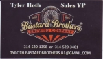 beer business card and similar from Bat Creek Brewing ( MO-BAST-BIZ-1 )