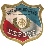 beer label from Capitol Brewery, Inc. ( MO-CAPE-LAB-2 )