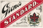 beer label from Hannibal Brewing Co. ( MO-GRON-LAB-1 )